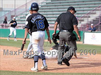 Thumbnail 3 in West Adams Prep vs. Maywood Academy (CIF LACS D3 Final) photogallery.