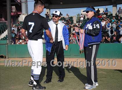 Thumbnail 1 in West Adams Prep vs. Maywood Academy (CIF LACS D3 Final) photogallery.