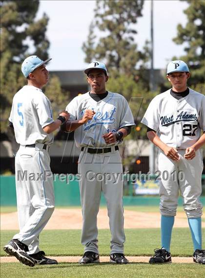 Thumbnail 3 in West Adams Prep vs. Maywood Academy (CIF LACS D3 Final) photogallery.