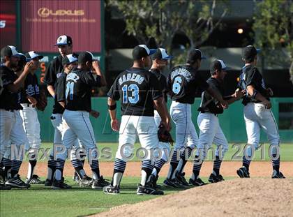 Thumbnail 3 in West Adams Prep vs. Maywood Academy (CIF LACS D3 Final) photogallery.