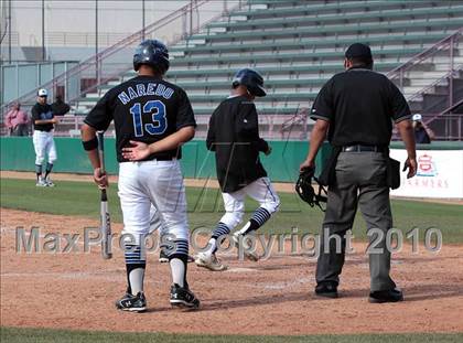 Thumbnail 2 in West Adams Prep vs. Maywood Academy (CIF LACS D3 Final) photogallery.