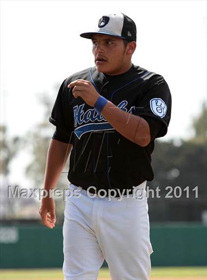 Thumbnail 2 in West Adams Prep vs. Maywood Academy (CIF LACS D3 Final) photogallery.