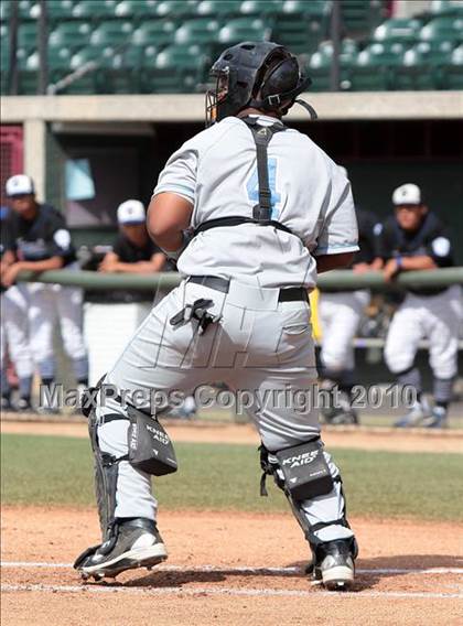 Thumbnail 1 in West Adams Prep vs. Maywood Academy (CIF LACS D3 Final) photogallery.