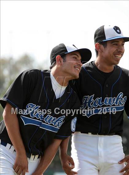 Thumbnail 1 in West Adams Prep vs. Maywood Academy (CIF LACS D3 Final) photogallery.