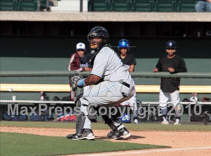 Thumbnail 3 in West Adams Prep vs. Maywood Academy (CIF LACS D3 Final) photogallery.