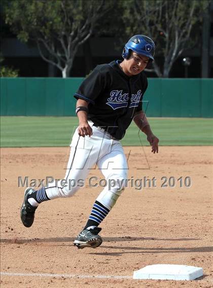 Thumbnail 2 in West Adams Prep vs. Maywood Academy (CIF LACS D3 Final) photogallery.