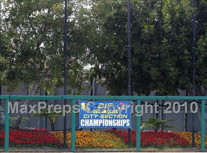 Thumbnail 3 in West Adams Prep vs. Maywood Academy (CIF LACS D3 Final) photogallery.