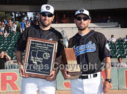 Thumbnail 3 in West Adams Prep vs. Maywood Academy (CIF LACS D3 Final) photogallery.
