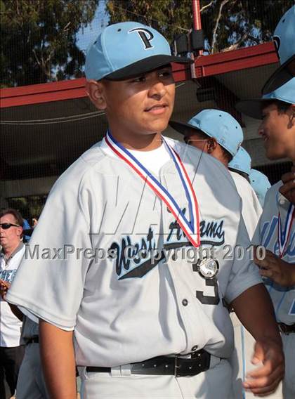Thumbnail 3 in West Adams Prep vs. Maywood Academy (CIF LACS D3 Final) photogallery.