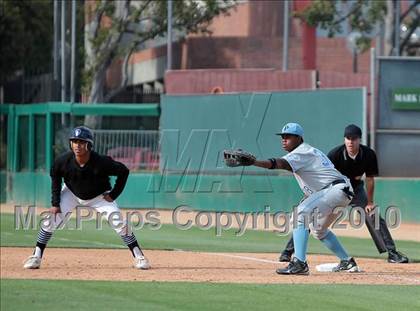 Thumbnail 1 in West Adams Prep vs. Maywood Academy (CIF LACS D3 Final) photogallery.