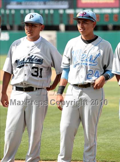 Thumbnail 1 in West Adams Prep vs. Maywood Academy (CIF LACS D3 Final) photogallery.