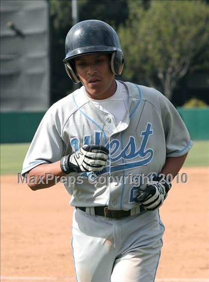 Thumbnail 3 in West Adams Prep vs. Maywood Academy (CIF LACS D3 Final) photogallery.