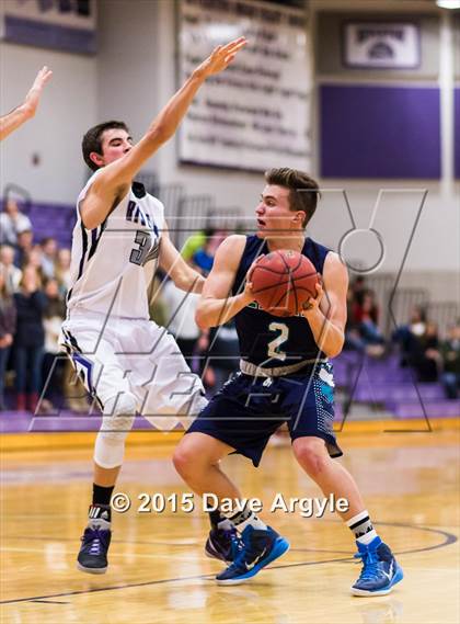 Thumbnail 2 in Juan Diego Catholic vs Riverton (Riverton Holiday Tournament) photogallery.