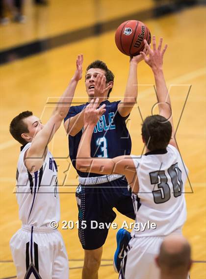Thumbnail 2 in Juan Diego Catholic vs Riverton (Riverton Holiday Tournament) photogallery.