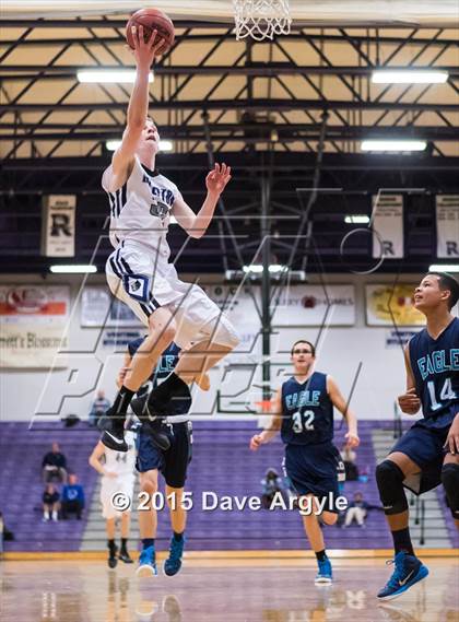 Thumbnail 1 in Juan Diego Catholic vs Riverton (Riverton Holiday Tournament) photogallery.