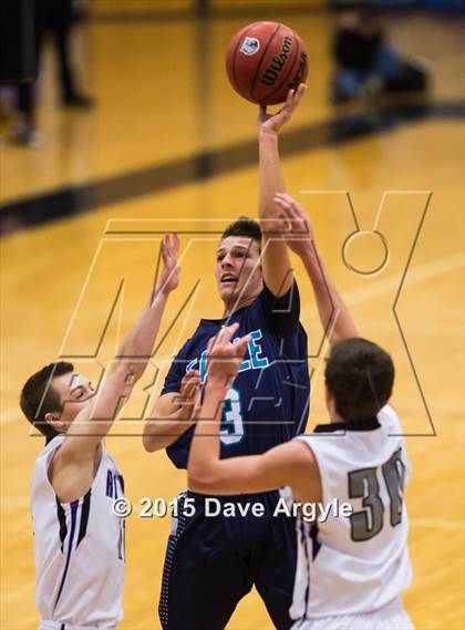 Thumbnail 3 in Juan Diego Catholic vs Riverton (Riverton Holiday Tournament) photogallery.