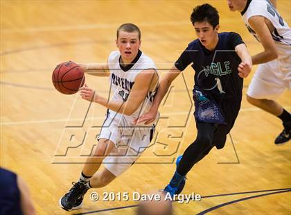Thumbnail 1 in Juan Diego Catholic vs Riverton (Riverton Holiday Tournament) photogallery.