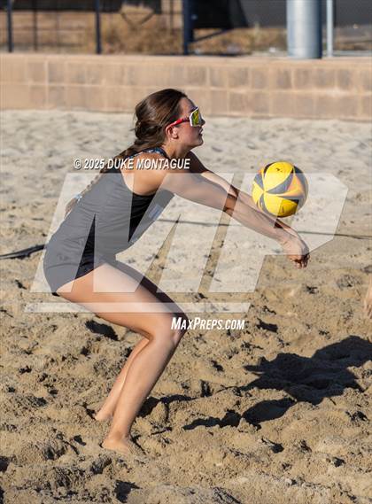 Thumbnail 3 in Estrella Foothills vs Gilbert Christian (AIA Pairs D-II Semifinals) photogallery.