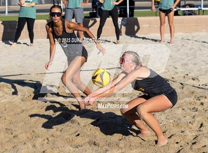 Thumbnail 2 in Estrella Foothills vs Gilbert Christian (AIA Pairs D-II Semifinals) photogallery.