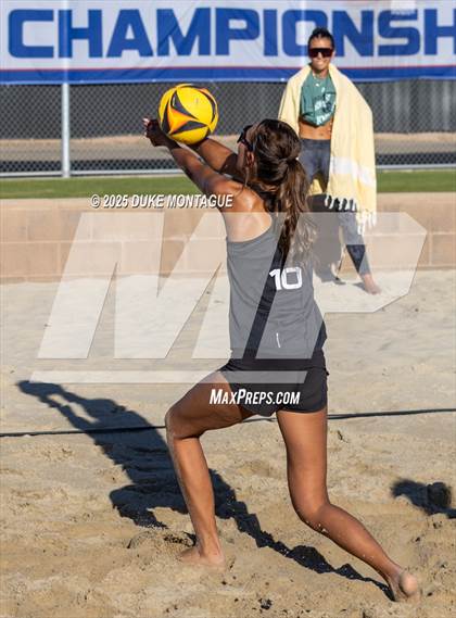 Thumbnail 1 in Estrella Foothills vs Gilbert Christian (AIA Pairs D-II Semifinals) photogallery.