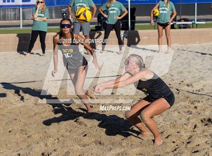 Thumbnail 3 in Estrella Foothills vs Gilbert Christian (AIA Pairs D-II Semifinals) photogallery.
