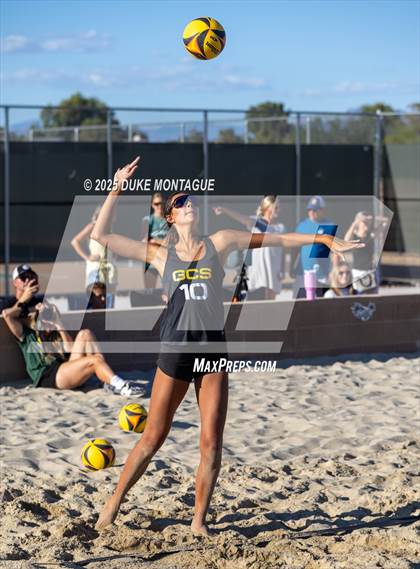 Thumbnail 1 in Estrella Foothills vs Gilbert Christian (AIA Pairs D-II Semifinals) photogallery.