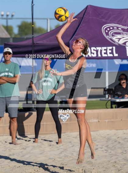 Thumbnail 3 in Estrella Foothills vs Gilbert Christian (AIA Pairs D-II Semifinals) photogallery.