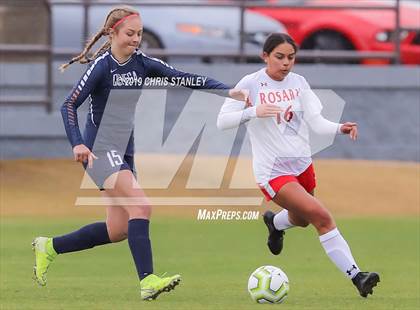 Thumbnail 1 in Rosary Academy vs. Cienega (Arizona Soccer Showcase) photogallery.