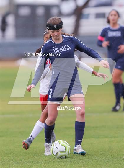 Thumbnail 1 in Rosary Academy vs. Cienega (Arizona Soccer Showcase) photogallery.