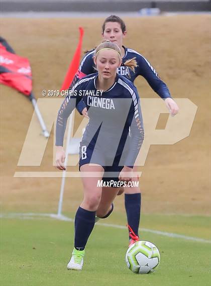Thumbnail 1 in Rosary Academy vs. Cienega (Arizona Soccer Showcase) photogallery.