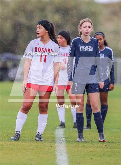 Thumbnail 1 in Rosary Academy vs. Cienega (Arizona Soccer Showcase) photogallery.