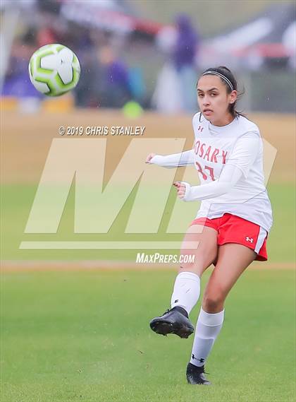 Thumbnail 2 in Rosary Academy vs. Cienega (Arizona Soccer Showcase) photogallery.