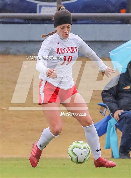 Thumbnail 1 in Rosary Academy vs. Cienega (Arizona Soccer Showcase) photogallery.