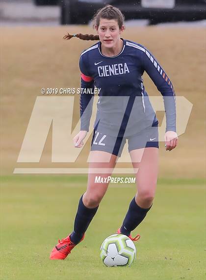 Thumbnail 1 in Rosary Academy vs. Cienega (Arizona Soccer Showcase) photogallery.