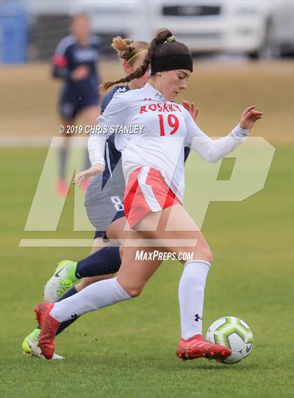 Thumbnail 1 in Rosary Academy vs. Cienega (Arizona Soccer Showcase) photogallery.
