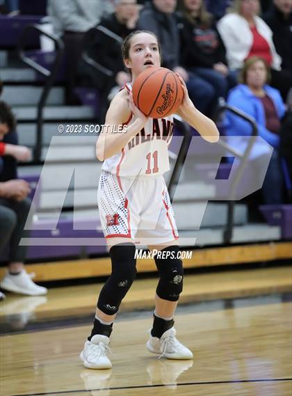Thumbnail 2 in Notre Dame vs Hiland (OHSAA D4 Regional Final) photogallery.