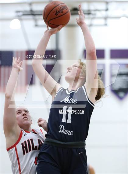 Thumbnail 1 in Notre Dame vs Hiland (OHSAA D4 Regional Final) photogallery.