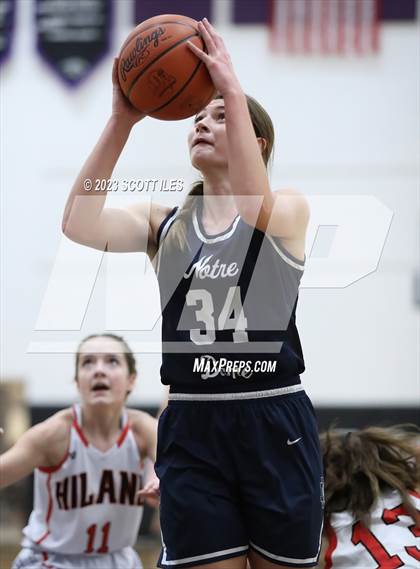 Thumbnail 3 in Notre Dame vs Hiland (OHSAA D4 Regional Final) photogallery.