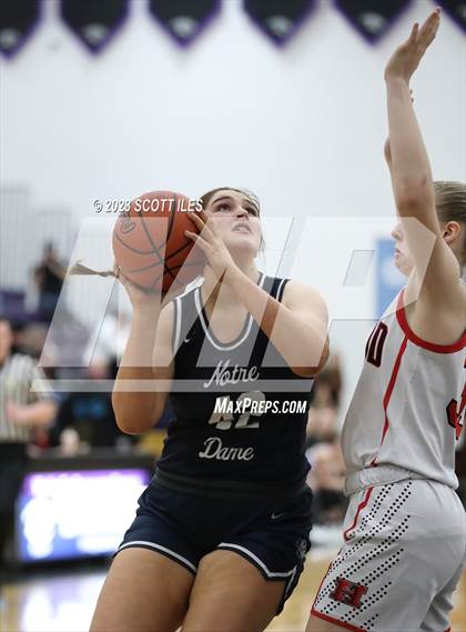 Thumbnail 3 in Notre Dame vs Hiland (OHSAA D4 Regional Final) photogallery.