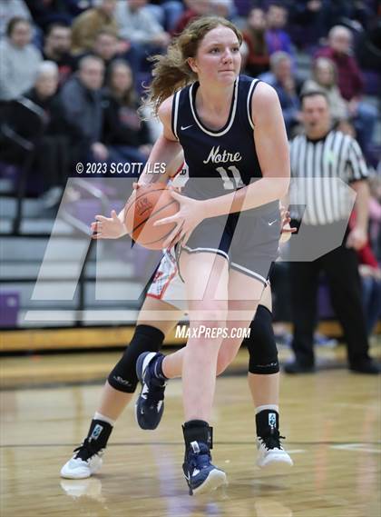Thumbnail 2 in Notre Dame vs Hiland (OHSAA D4 Regional Final) photogallery.