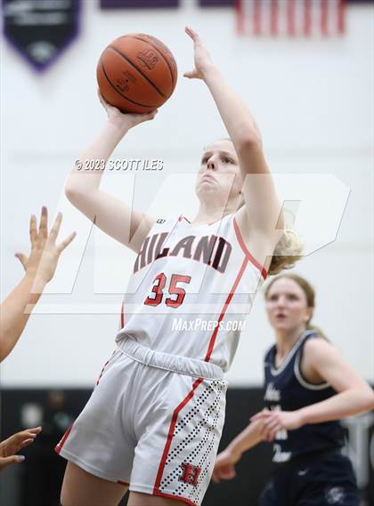 Thumbnail 1 in Notre Dame vs Hiland (OHSAA D4 Regional Final) photogallery.
