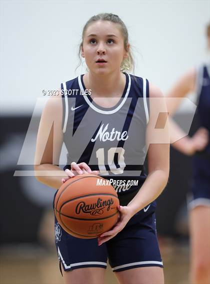 Thumbnail 2 in Notre Dame vs Hiland (OHSAA D4 Regional Final) photogallery.