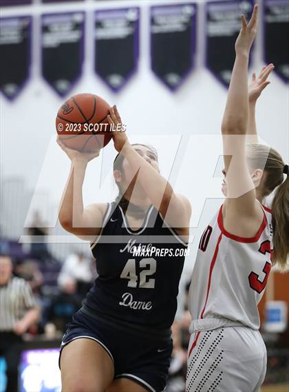Thumbnail 1 in Notre Dame vs Hiland (OHSAA D4 Regional Final) photogallery.