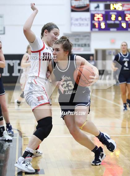 Thumbnail 1 in Notre Dame vs Hiland (OHSAA D4 Regional Final) photogallery.
