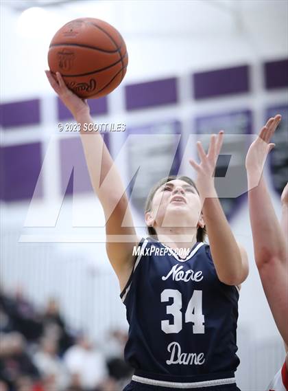 Thumbnail 3 in Notre Dame vs Hiland (OHSAA D4 Regional Final) photogallery.