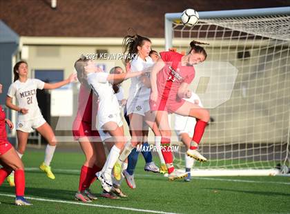 Thumbnail 2 in Mercy vs. Sacred Heart Academy (CIAC Class M Final) photogallery.