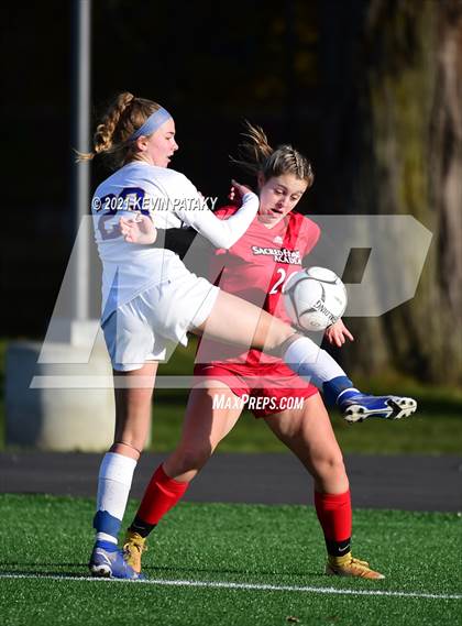 Thumbnail 3 in Mercy vs. Sacred Heart Academy (CIAC Class M Final) photogallery.