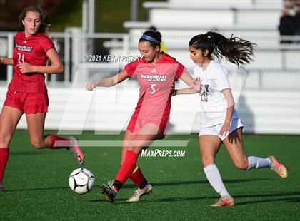 Thumbnail 2 in Mercy vs. Sacred Heart Academy (CIAC Class M Final) photogallery.
