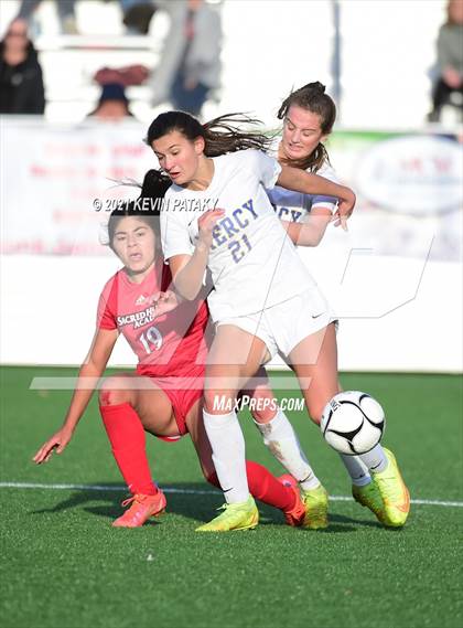 Thumbnail 1 in Mercy vs. Sacred Heart Academy (CIAC Class M Final) photogallery.