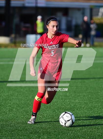 Thumbnail 2 in Mercy vs. Sacred Heart Academy (CIAC Class M Final) photogallery.
